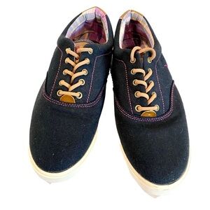 Baby Phat Black with Leather Trim Low-top Sneakers Loafers Size 10